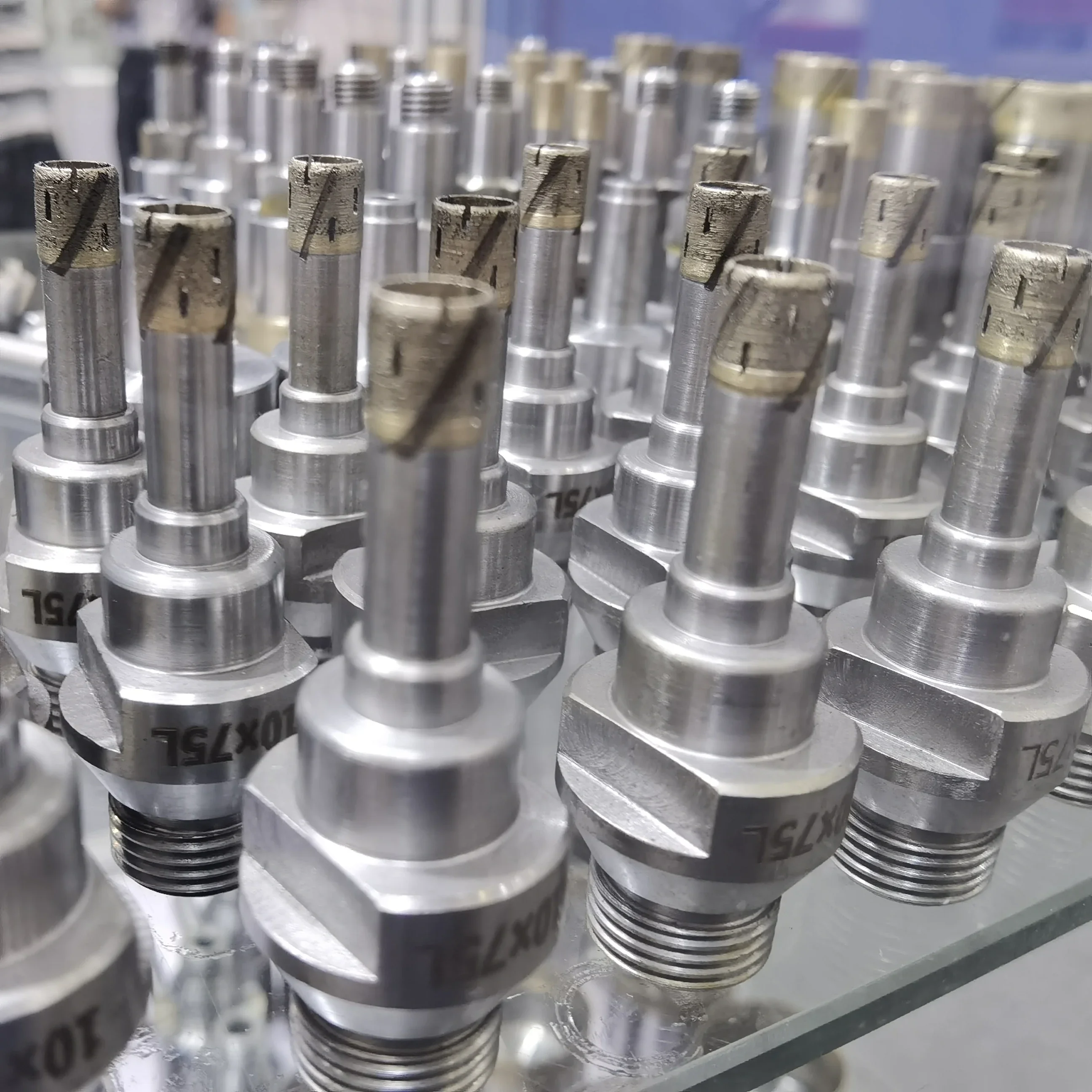 ใหม่ Sintered Diamond Core Drill Bit,กระเบื้องแก้วเจาะมากกว่า15,000หลุม,D5mm ~ 120มม.เบลเยียมด้าย-YG 1/2''