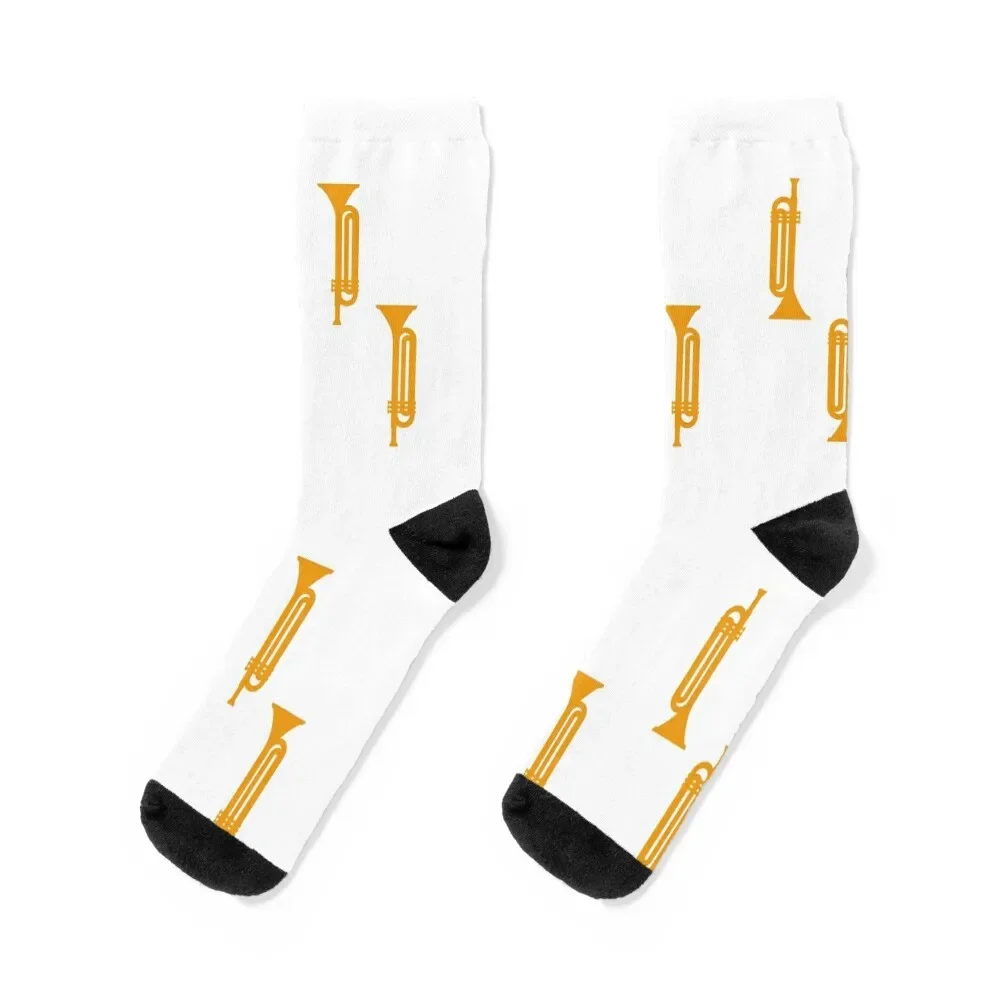 Jazz Trumpet Heartbeat, Trumpet Teacher Gift Socks Stockings Men's short Boy Socks Women's