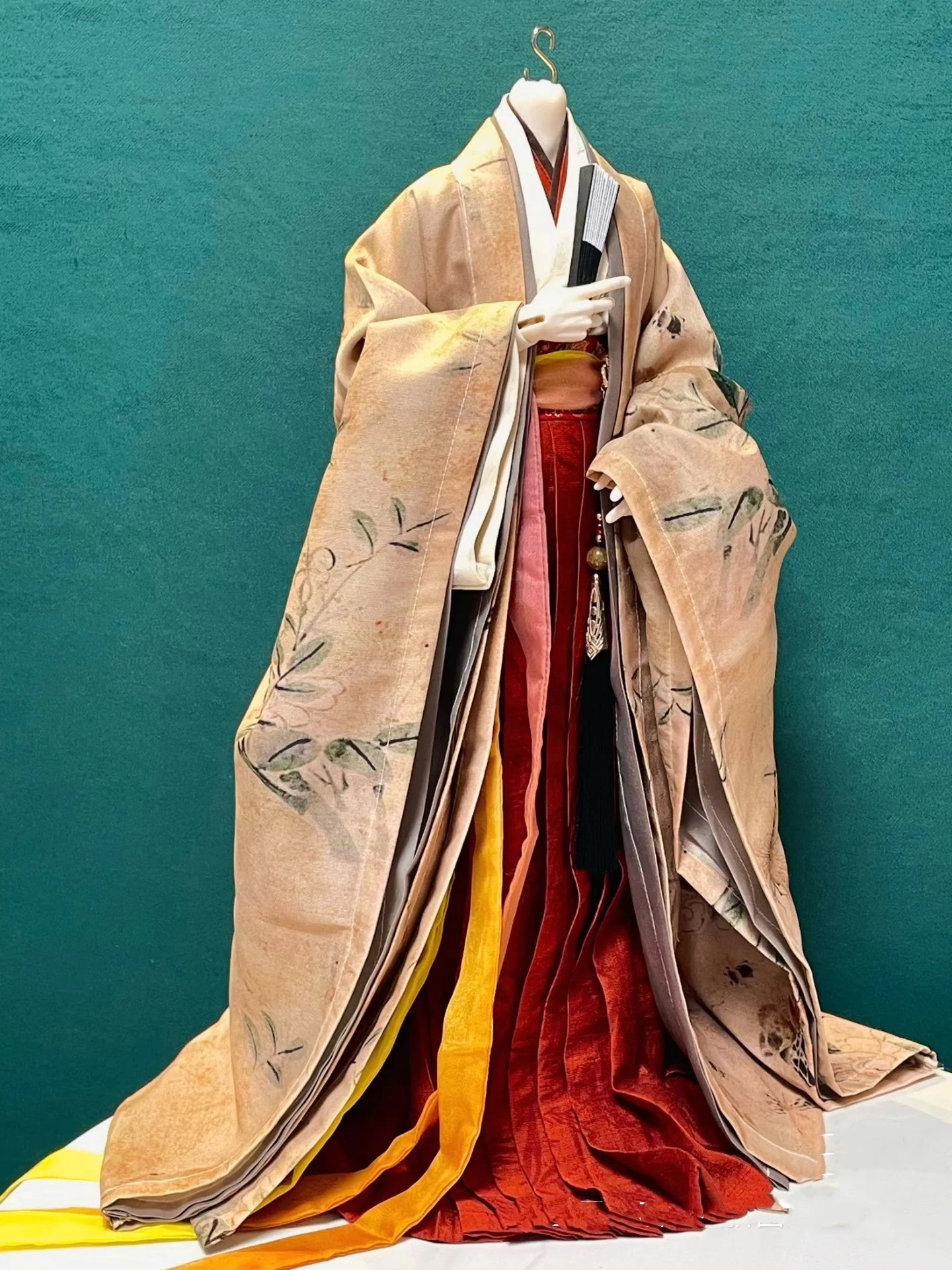 1/4 1/3 BJD Ancient Costume Hanfu Robe Warrior Outfit For MSD SSDF ID75 Uncle Doll Clothes Accessories Customized Size A2226