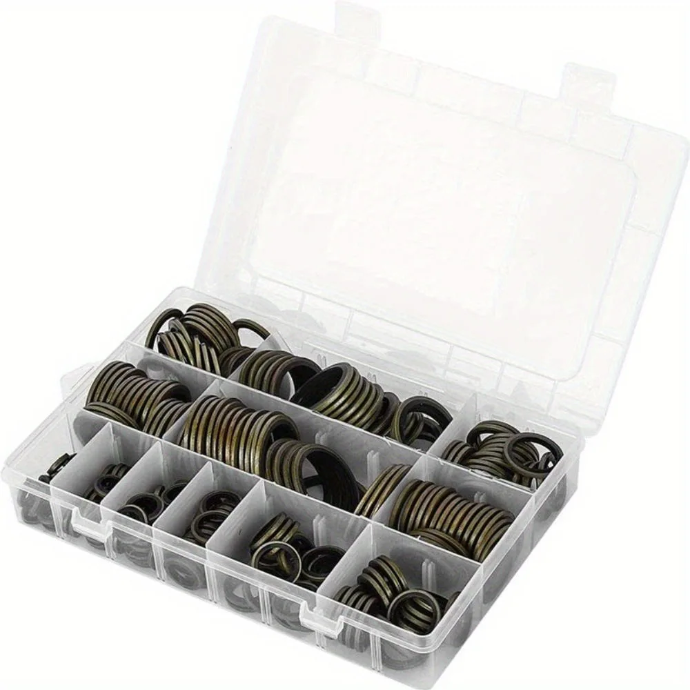 240-pieces-boite-joint-en-caoutchouc-metallique-haute-pression-pour-tuyau-d'huile-joint-de-bouchon-de-vidange-joint-d'etancheite-combine