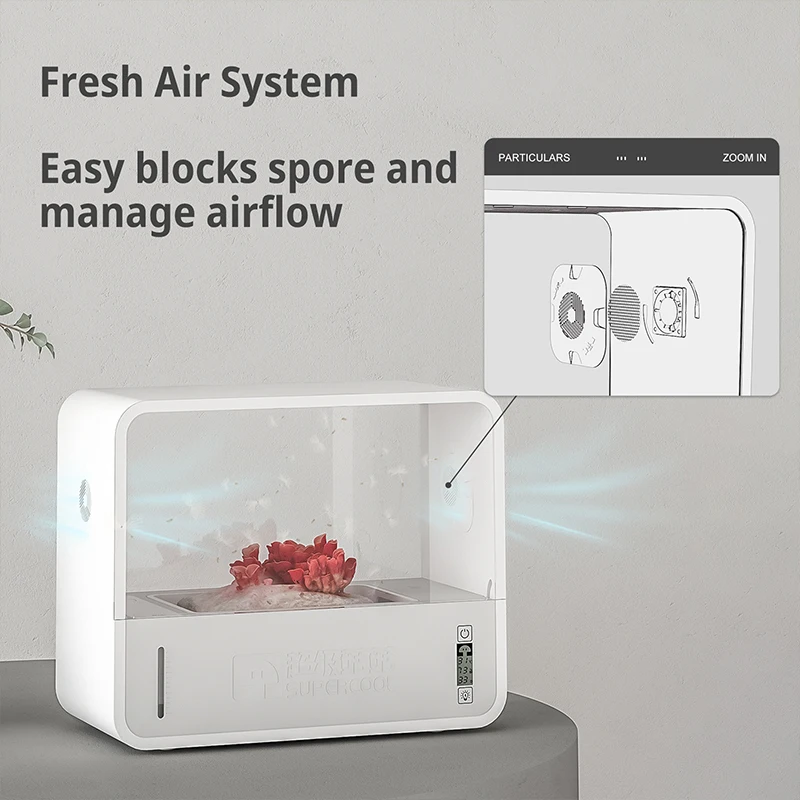 High Quality Desktop Mushroom Growing Equipment Indoor Hydroponic System Mushroom Garden