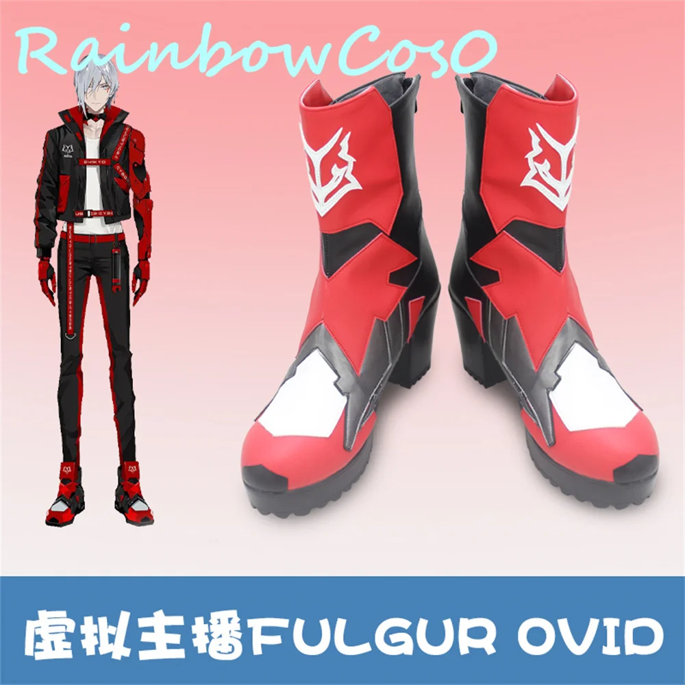 

Virtual YouTuber Vtuber hololive Fulgur Ovid Cosplay Shoes Boots Halloween Christmas RainbowCos0 W2520