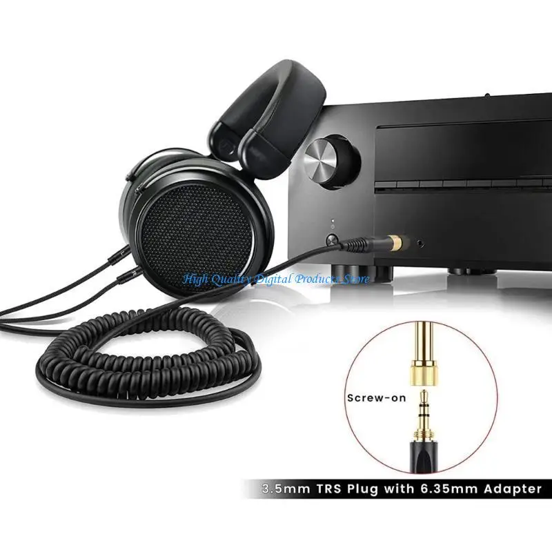 كابل سماعة سماعات الرأس U2JE Premium مع موصلات مزدوجة 3.5 ملم لـ AH-D7100 7200 D600 D9200 5200 سماعات الرأس