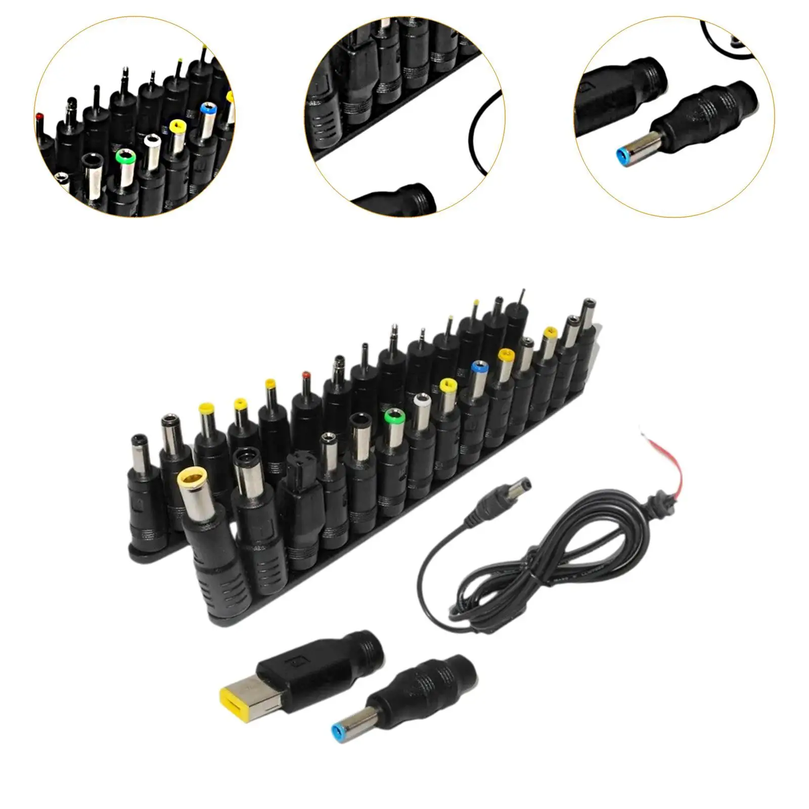Laptop DC Power Adapter Connectors Multifunctional Stable Parts Jack Tips