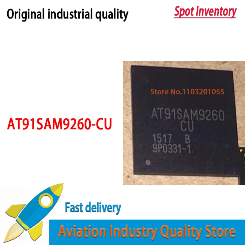 (2 piece)100% New AT91SAM9260 CU AT91SAM9260-CU AT91SAM9260B-CU BGA-217 MCU singlechip IC Chipset