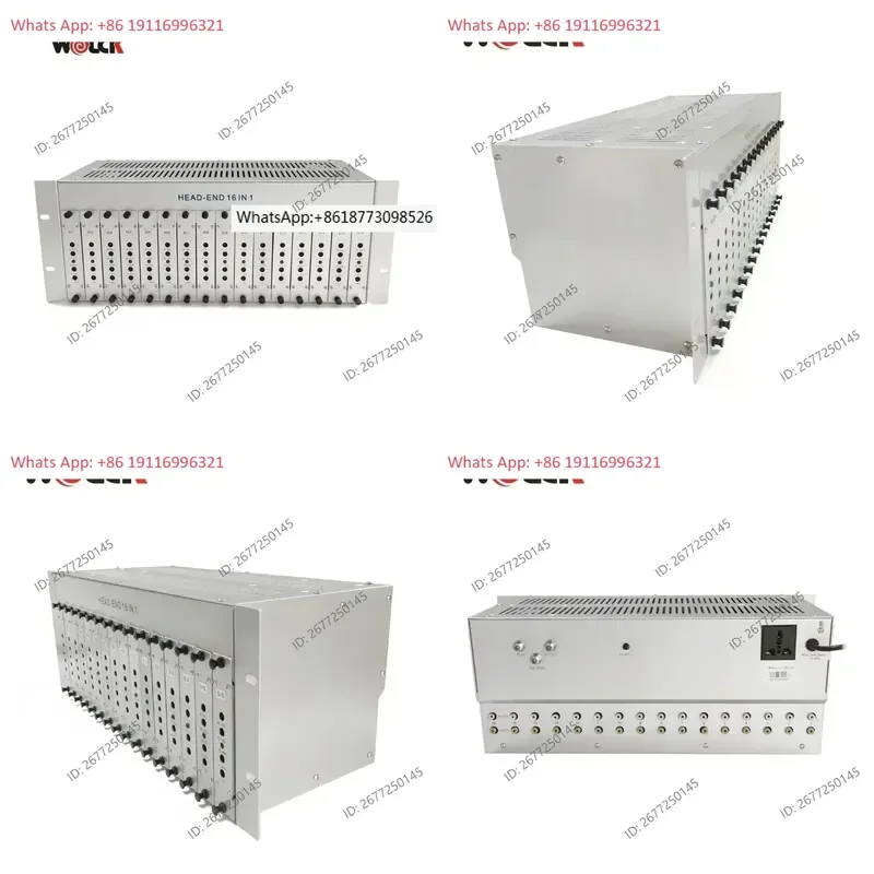 16 Channel Fixed Modulator AV TV Hotel Cable TV Front System RF Modulator