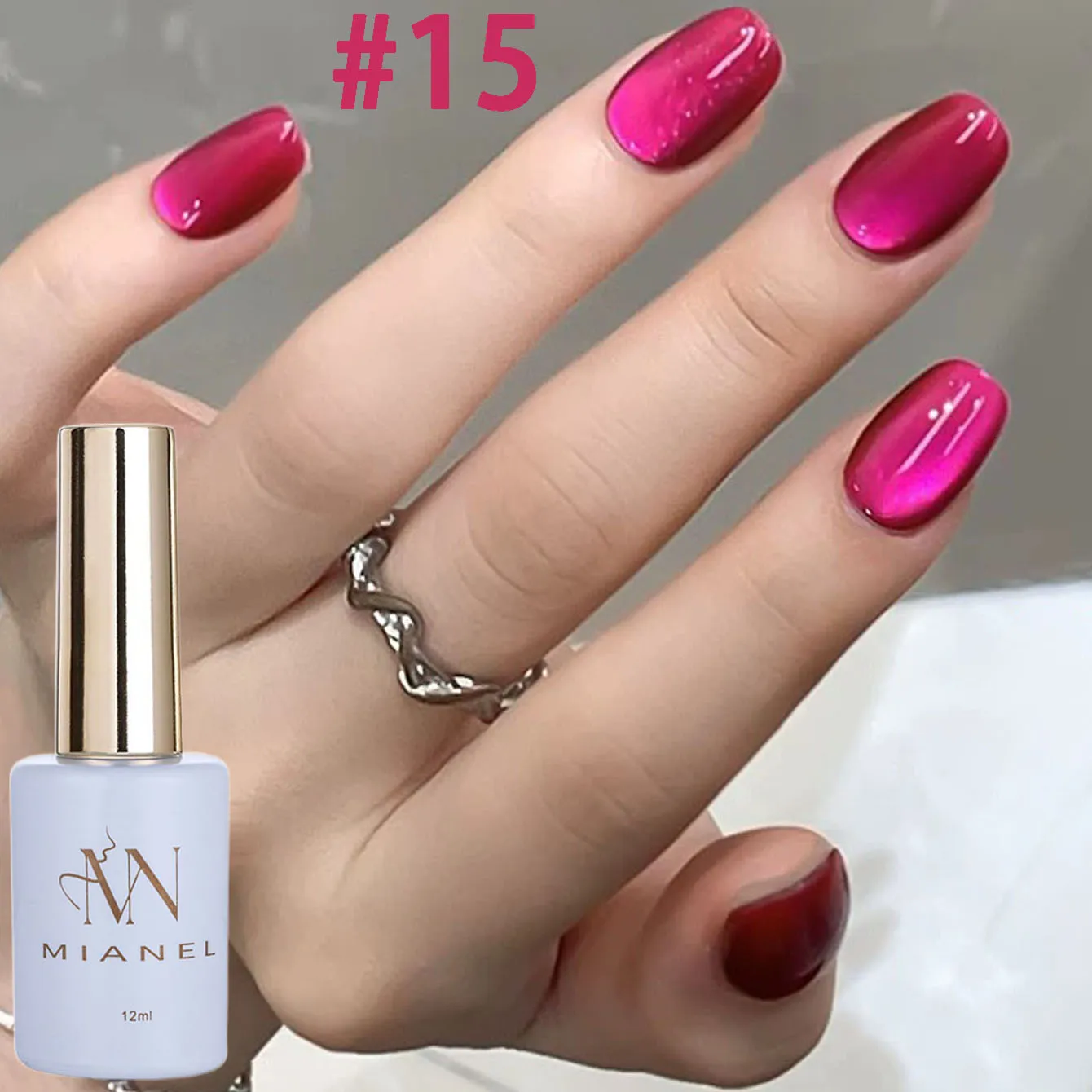 12ML 1-21 stücke Herbst Winter Weihnachten Bleaching Geheimnis Tief Lila Rot Blau Gelb Katzenauge Gel nagellack Für Nail art Salon