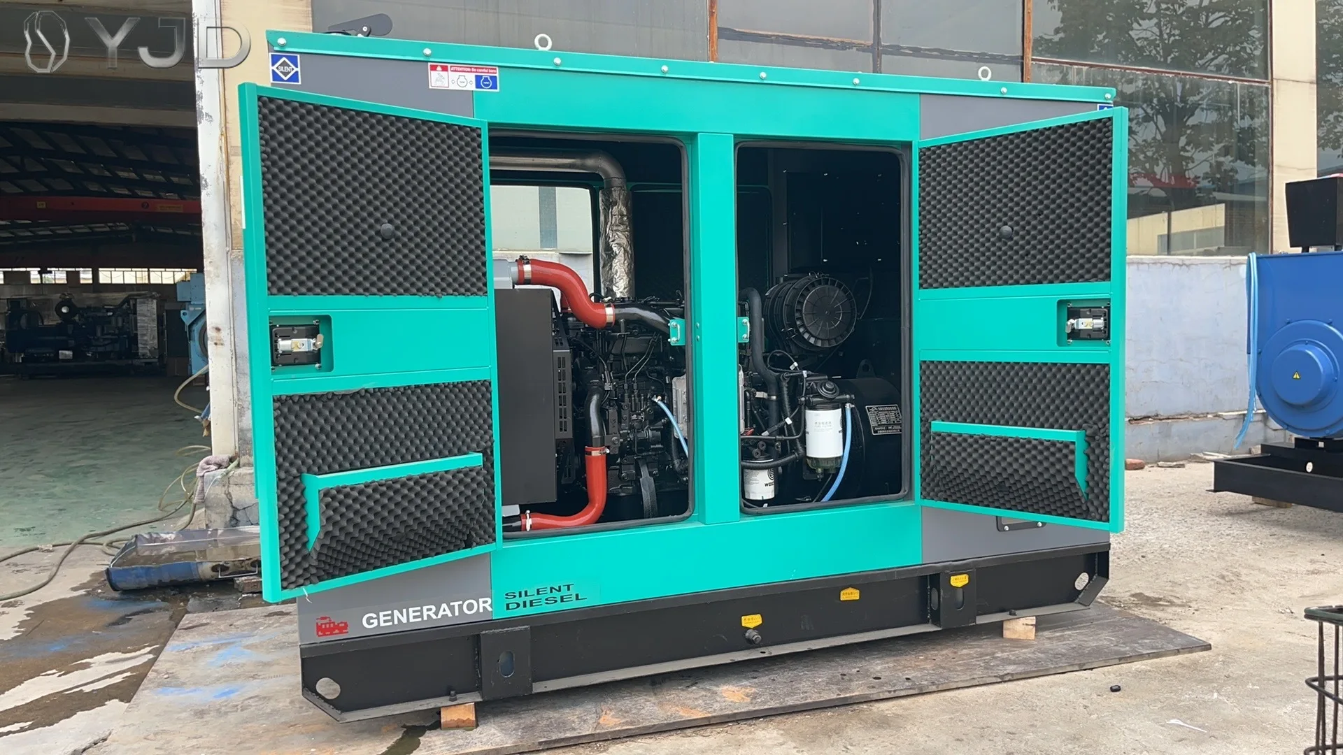 Wei-chai WP4.1D113E200 113KW 140KVA Brushless Alternator High Speed Silent Canopy Type Diesel Generator Auto Start 1500/1800RPM