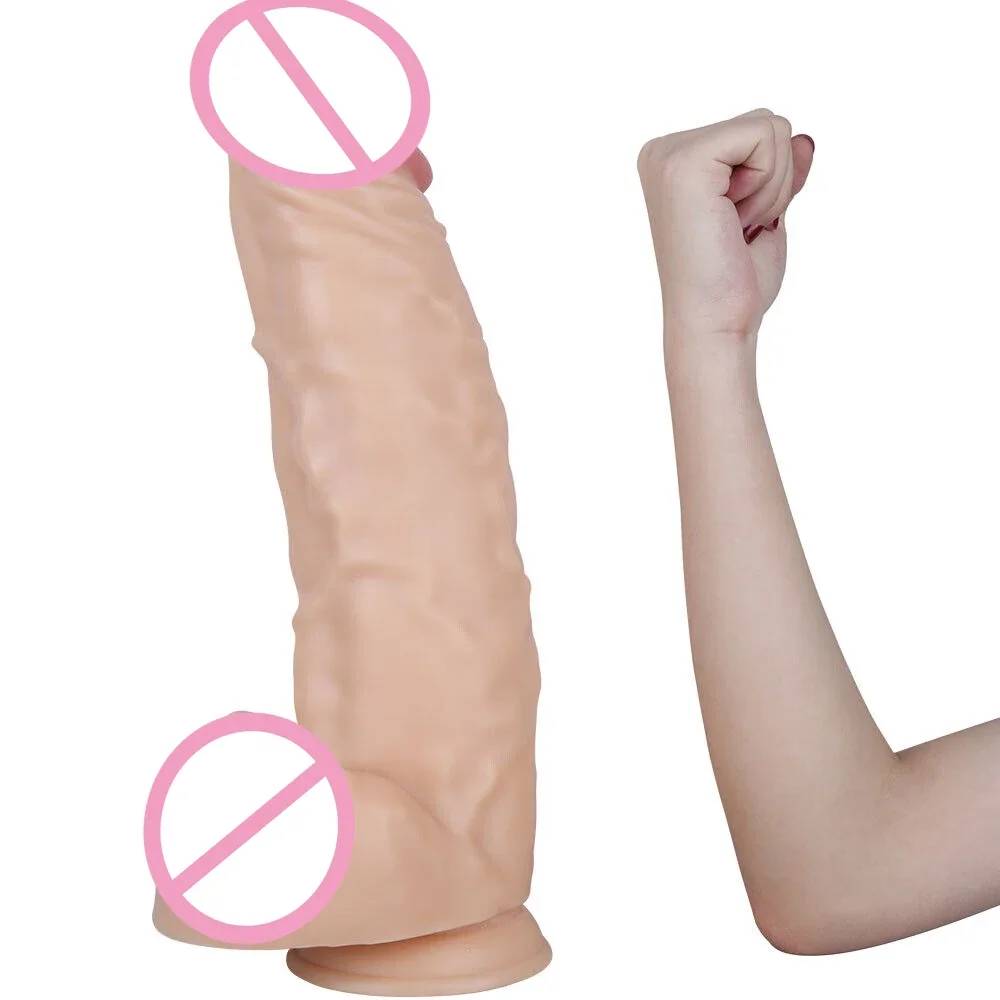 39CM Super Long Huge Dildo Realistic Cock Sex Toy Butt Plug for Women Men Lifelike Big Giant Penis Masturbation With Suction Cup