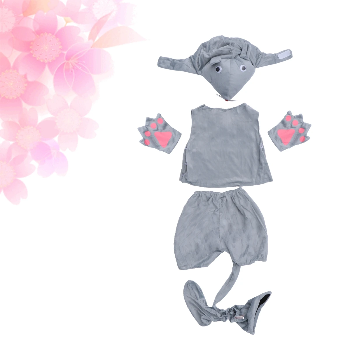 

Halloween Animal Set For Kids Grey Mouse Outfit Size Xl Cosplay Party Festival Costume Masquerade Halloween Party Costume