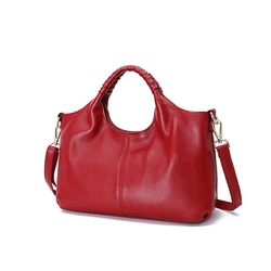 Elegant Handbag, 100% Cow' Skin,Women's Genuine Leather Shoulder Bag, Female Cross-body Bag, K053