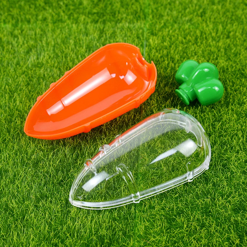 5Pcs Easter Candy Box Artificial Carrots for Easter Kids Favor 12cm Plastic Easter Gifts Packaing Box Birthday Decorations