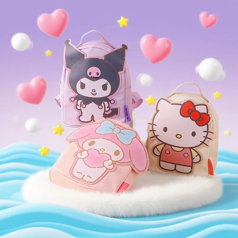 

Корейский стиль, милый и милый стиль, аниме, мультфильмы, Hello Kitty, дышащий, прочный, изысканно, маленький повседневный рюкзак для девочек на открытом воздухе