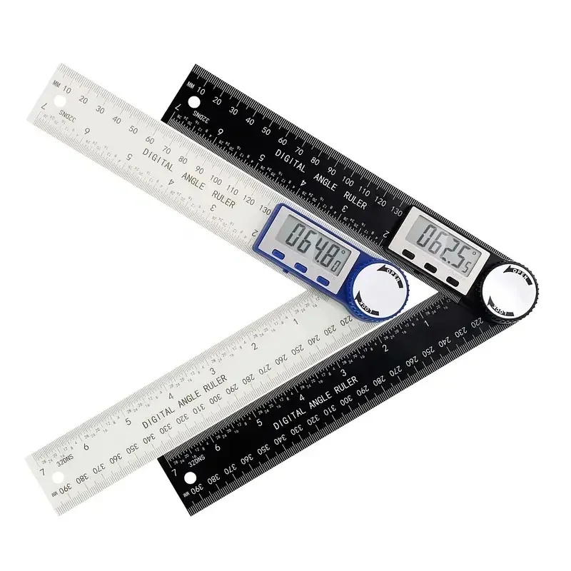 Electronic Digital Angle Measuring Instrument Digital Display Angle Ruler Goniometer Protractor Vernier Calipe Woodworking Tools