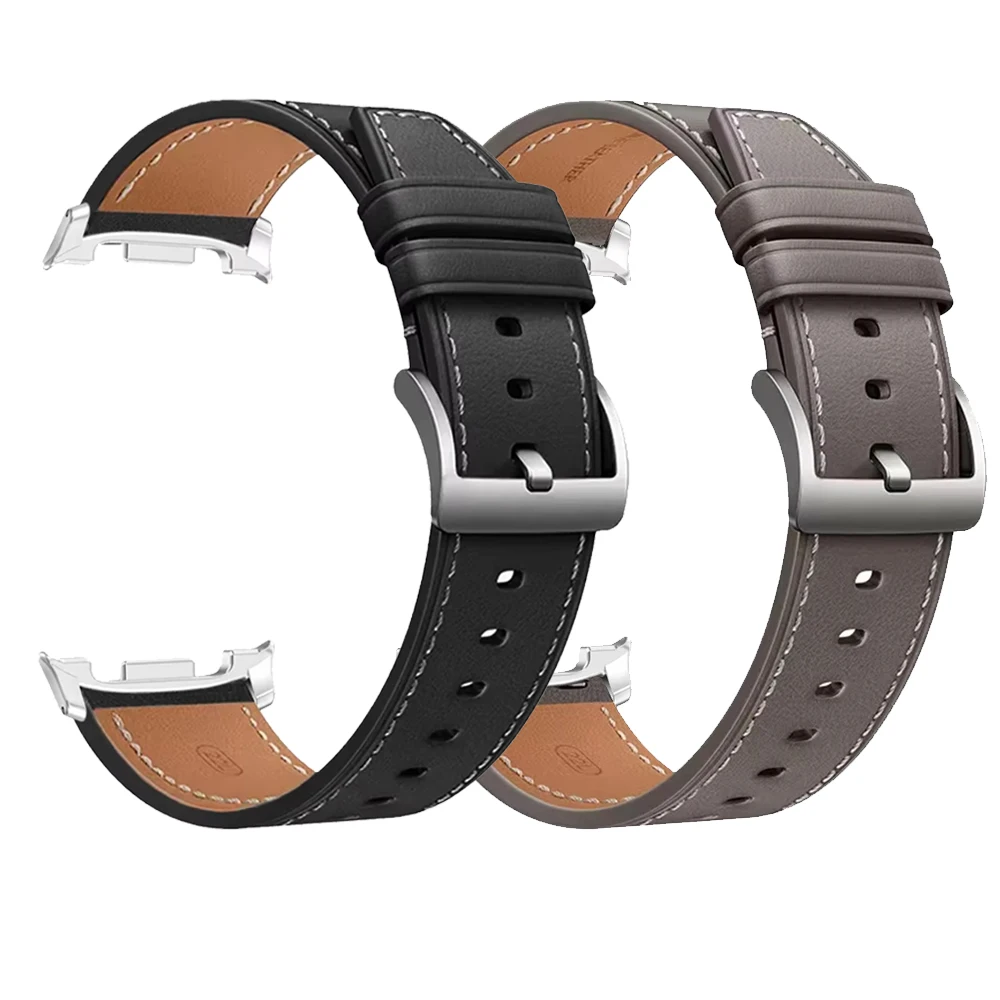Exquisite leather band For Samsung Galaxy Watch 8 strap 40mm 44mm metal buckle Bracelet correa Galaxy Watch 8 classic 46mm bands