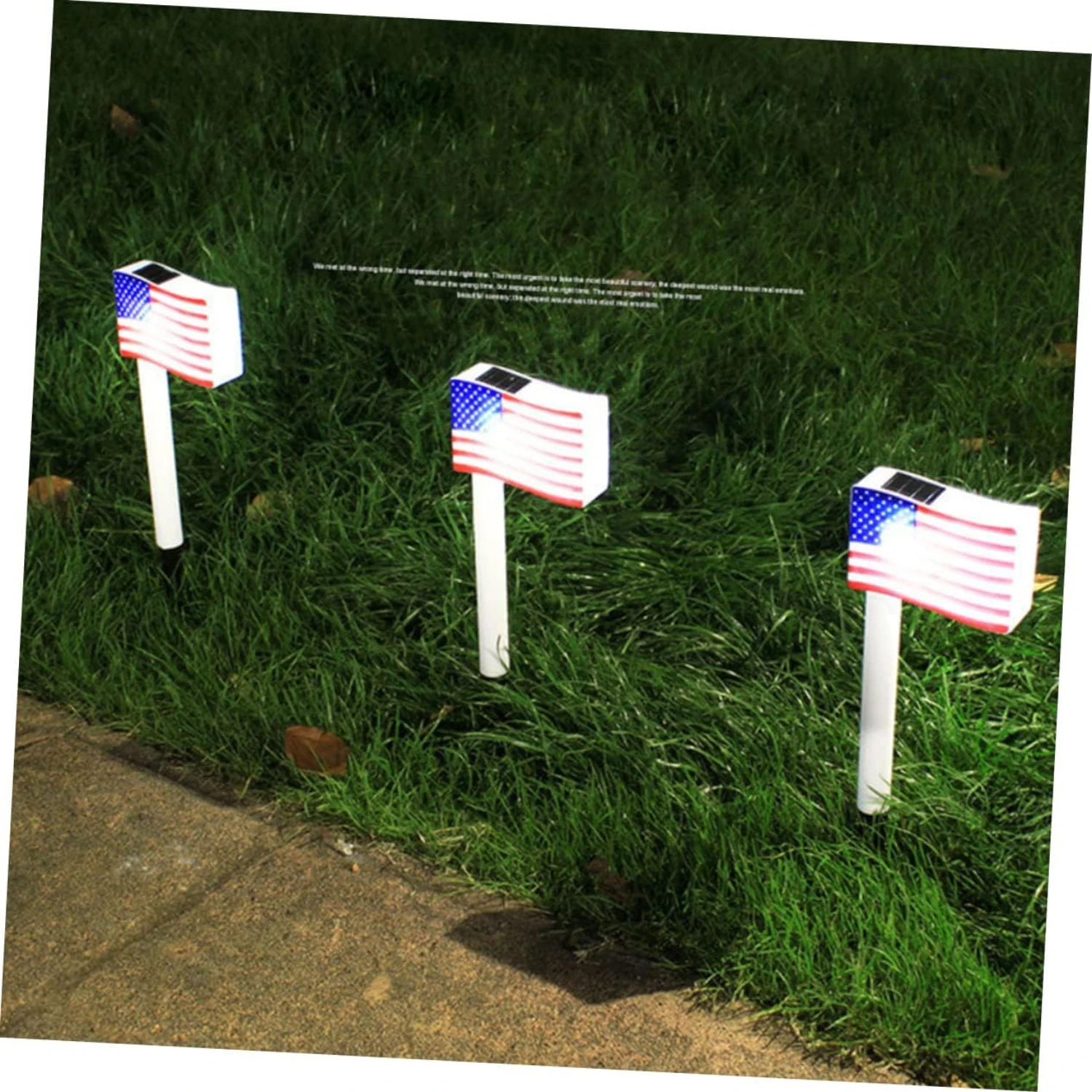 Imaotic Independence Day Landscape Light - Enhancing Drivers, Yards, Lawns, Durable, Résistant aux intempéries, IMASolar
