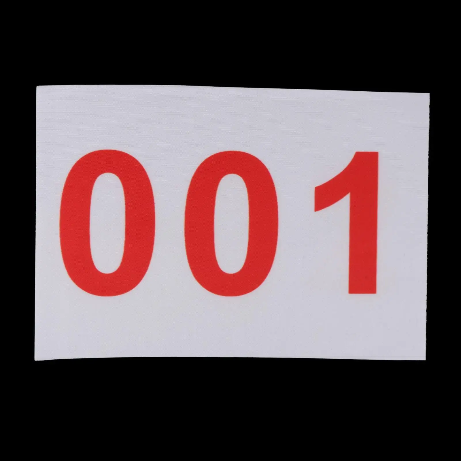 

Competitor Numbers Polyester Running Bibs Set with Pins for Athletes Sports Track Field and Outdoor Events