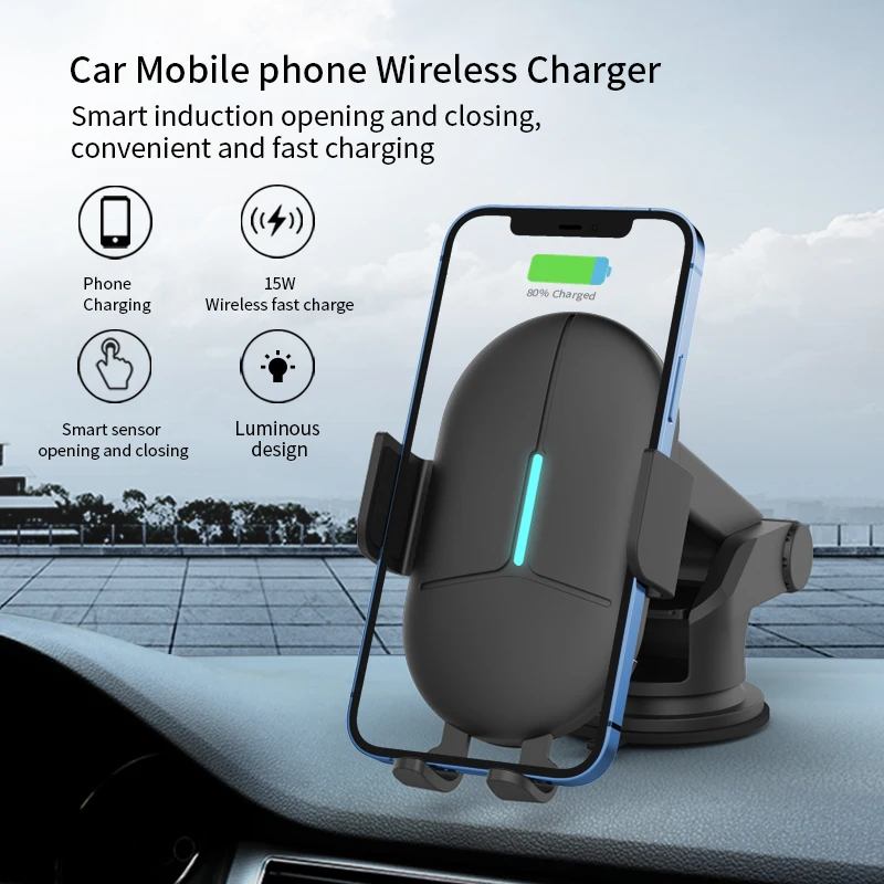 

Car Wireless Chargers Air Vent Stand Phone Holder Mini QI Fast Charging Station For iPhone magsafe Xiaomi OnePlus