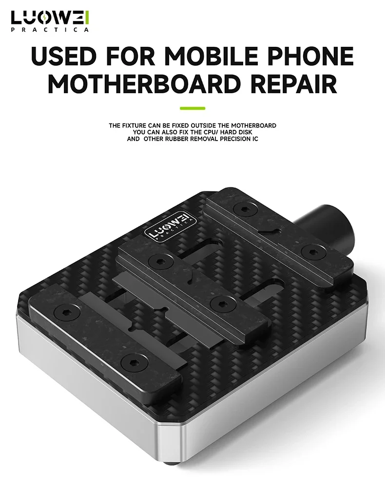 Luowei LW-AP03 Universal Chip Fixture For Mobile Phone Computer Mainboard IC Adjustable Fixed Clamping Use Under the Microscope