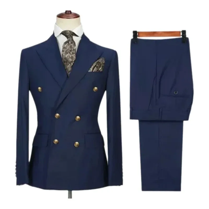Thumbnail 2 - #22 Trending Mens Double Breasted Formal Suits Right Now