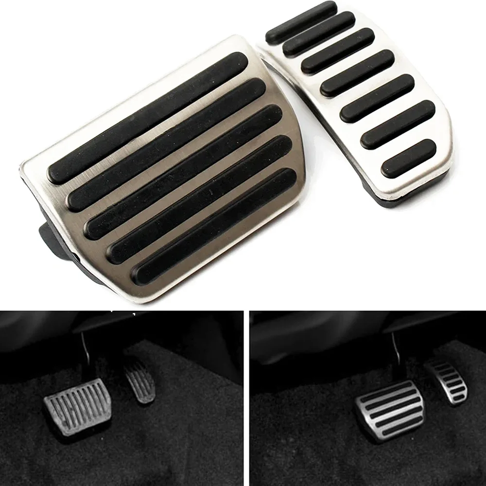 Capa para Pedal do Acelerador de Carro para VOLVO XC60 S60 10-2017, S80 09-17, V60 11-17, Capa para Pedal de Freio a Gás, Peças Internas, 2 Peças