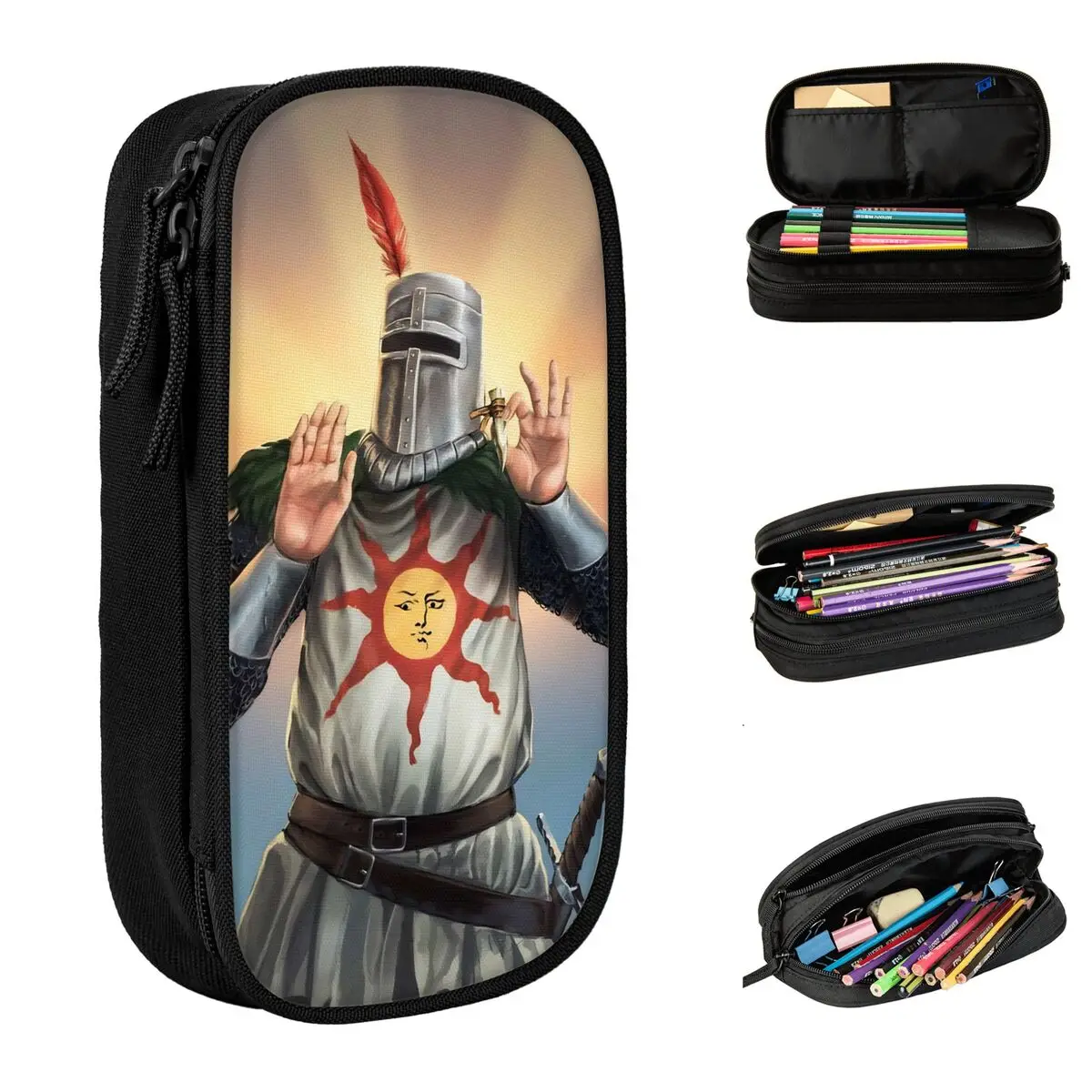 

Милый пенал «Почувствуй солнце» по игре Dark Souls, сумка для ручек, подарок для школьников, канцелярия