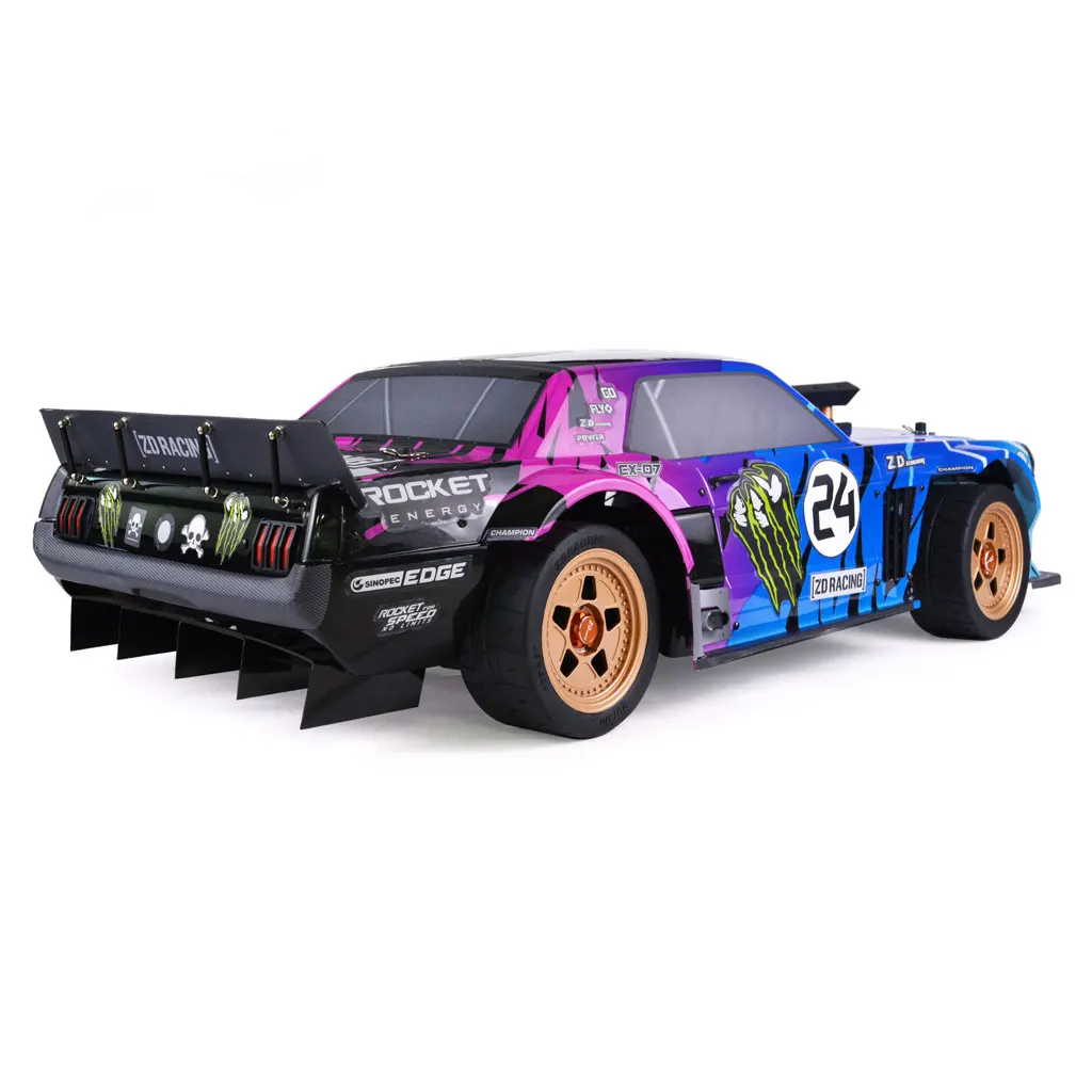 ZD Racing EX07 1/7 SCALE 4WD RC High-speed Professional Flat Sports Car Electric Remote Control Model Adult Children Kids Toys