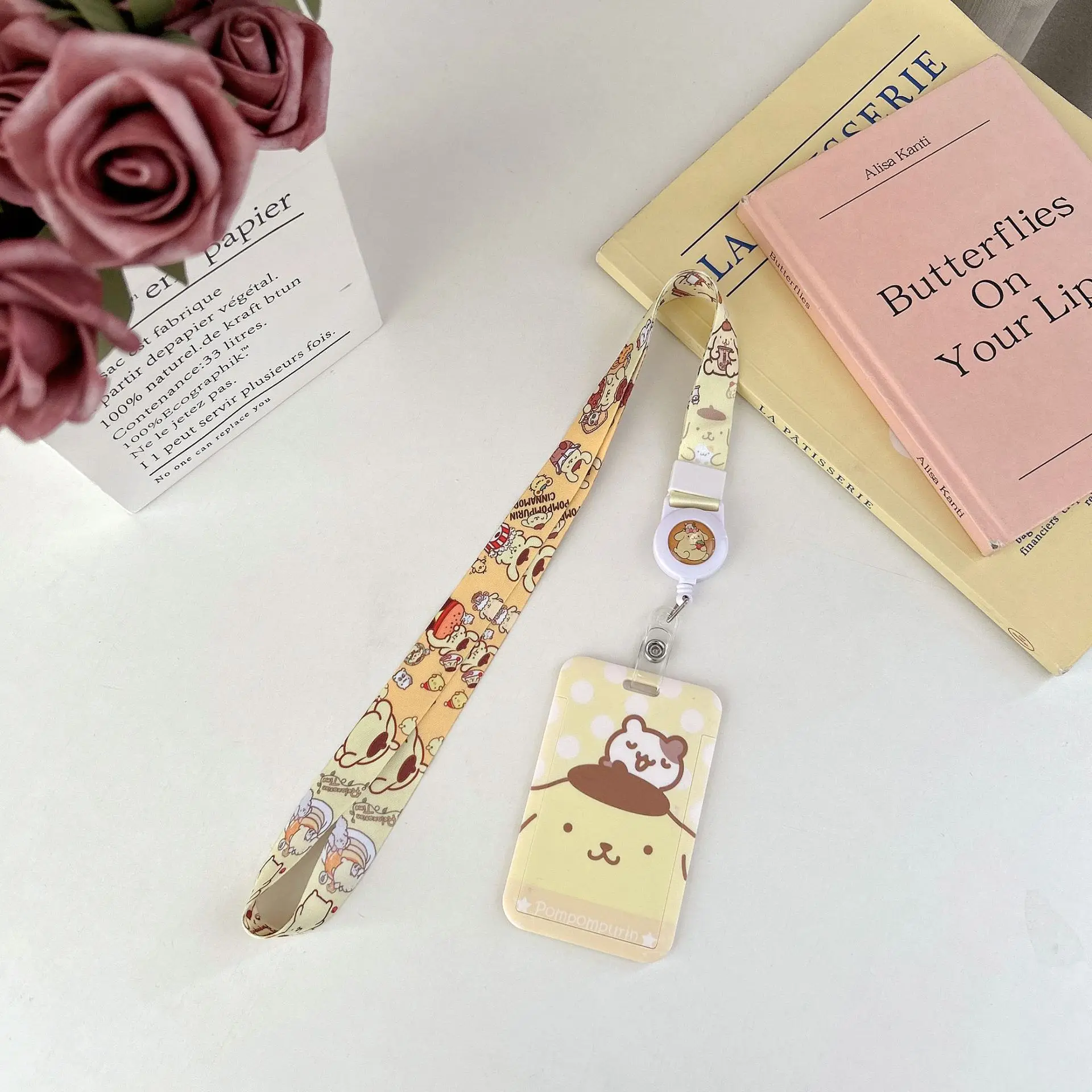 

New Hello Kitty Long Chain Colorful Card Holder for Access Cards Traffic Cards Guangzhou Pass and Metro Cards - Festive Gift