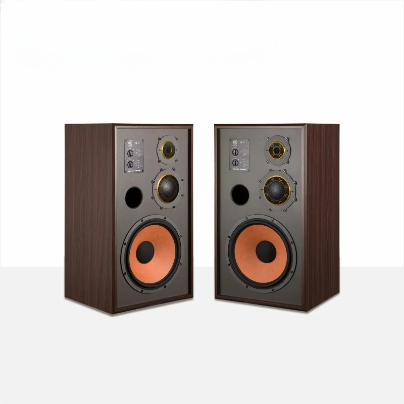 

CHORDIO HT-12 Vintage 3-Way Stereo Sound Floor Speaker Passive Audio Sound System for Home Theater and Record Player