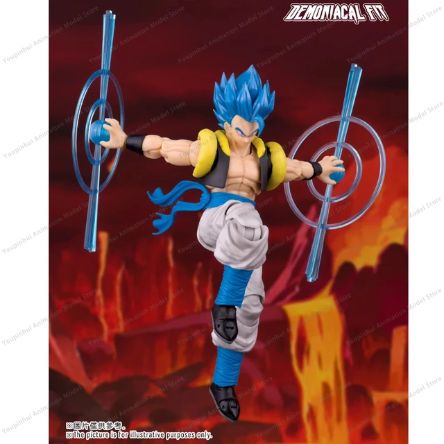 Demoniacal Fit Dragon Ball SHF Super Saiyan SSJ Gogeta Anime Action Figure Custom Model Toys  Youpinhui Animation Model Store 4
