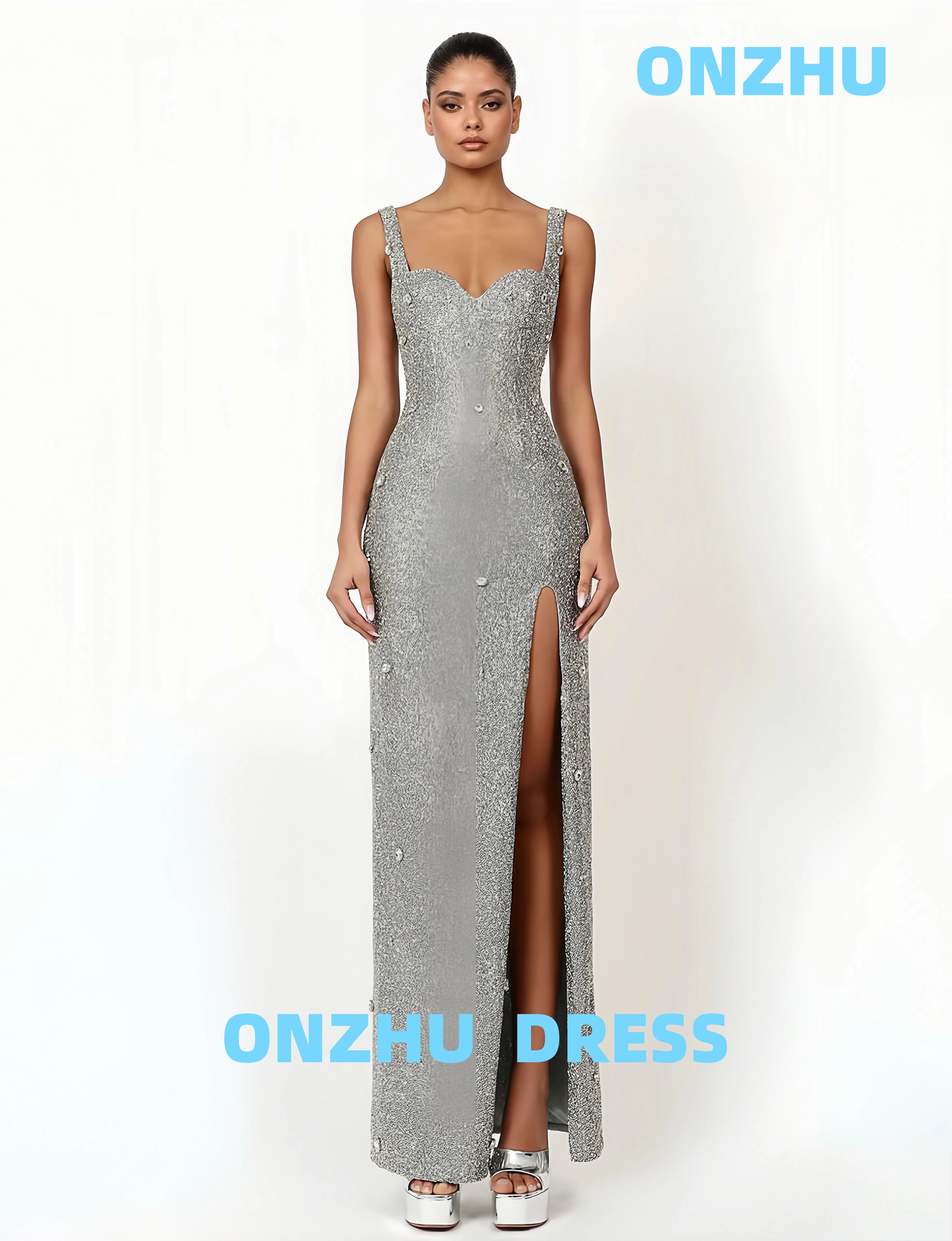 

Элегантное роскошное вечернее платье А-силуэта с милым воротником без рукавов по индивидуальному заказу, женское вечернее платье