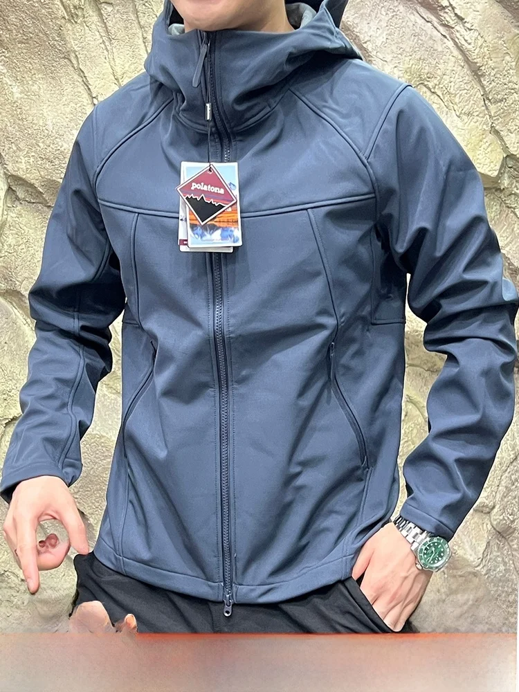 

Высококачественный 3D стерео уличный мужской водонепроницаемый костюм для пары, весенне-осенний ветрозащитный непромокаемый альпинистский костюм из полиэфирного волокна