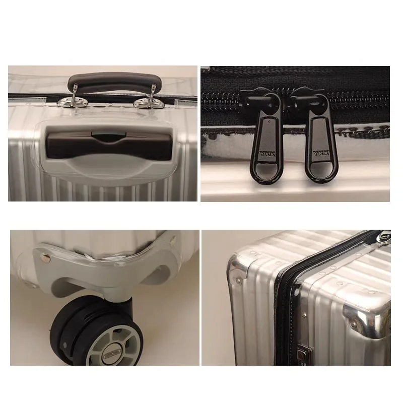 Funda de equipaje a prueba de polvo para Rimowa Classic Series, Fundas protectoras personalizadas con cremallera, accesorios de viaje de PVC