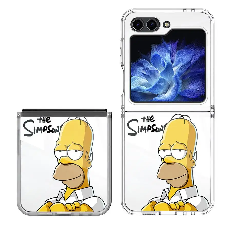 Hülle für Samsung Galaxy ZFold7 ZFold5 Z Fold 7 6 5 4 3 ZFold3 ZFold4 ZFold6 Harte Handyhülle Cartoon Homer Simpson