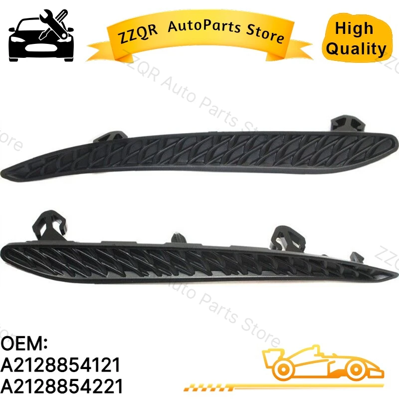 A2128854121 A2128854221 Car Rear Bumper Trim Grille Cover For Mercedes Benz E Class W212 E250 E350 E300 E400 E550 E63 2014-2016