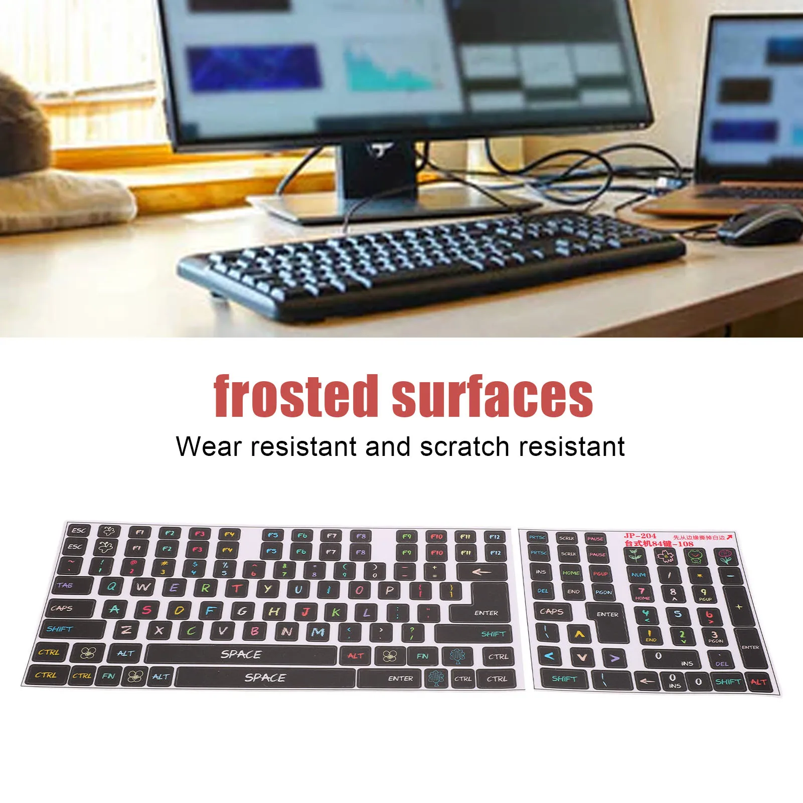 2 Pcs Keyboard Stic… - image