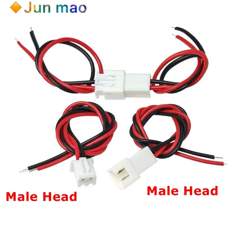 5sets XH2.54mm aerial docking terminal wire single head male and female 2P3P4P5P6P connection wire 10/15/20cm