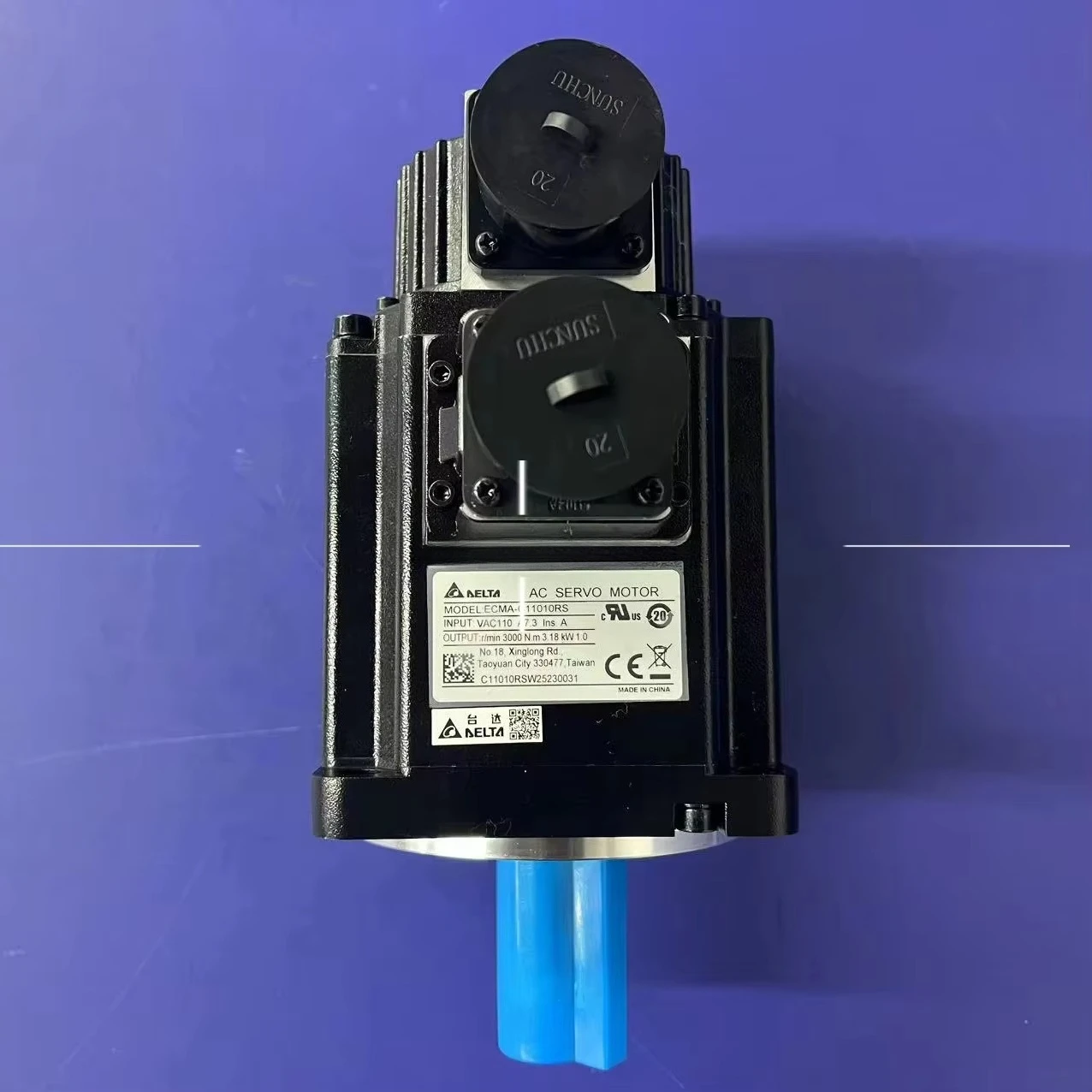 

ECMA-A2 Series AC Servo Motor ECMA-C11010RS 1KW 3000 RPM 220V No Brake