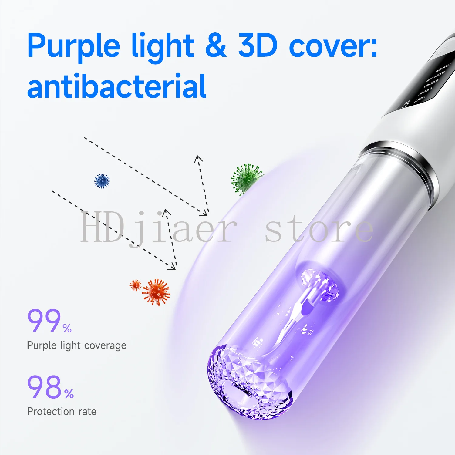 Pet Ultrasonic Teeth Cleaner- Yueer Wanwan Dog Water Flosser, Removes Tartar & Calculus