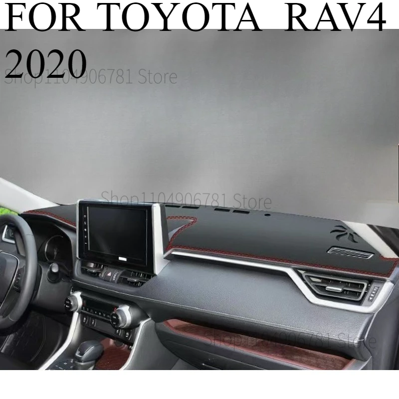 

FOR TOYOTA RAV4 2020 Car Dash Mat Dashmat Dashboard Mat Cover Sun Shade Dash Board Cover Carpet Accessories