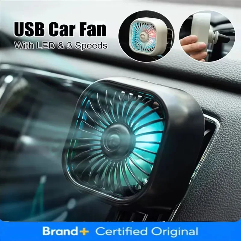 

Portable Mini Car Vent Fan - High-Speed Cooling USB Fan - Energy-Efficient, Vibrant Colors, Easy Install Amagi