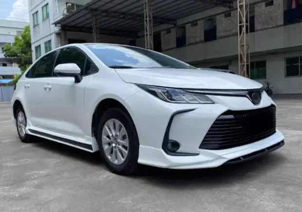 Body Kits For Toyota Corolla Sedan 2019 2020 2021 2022 2023 ABS Paint Side Skirts Aprons Extension Lip