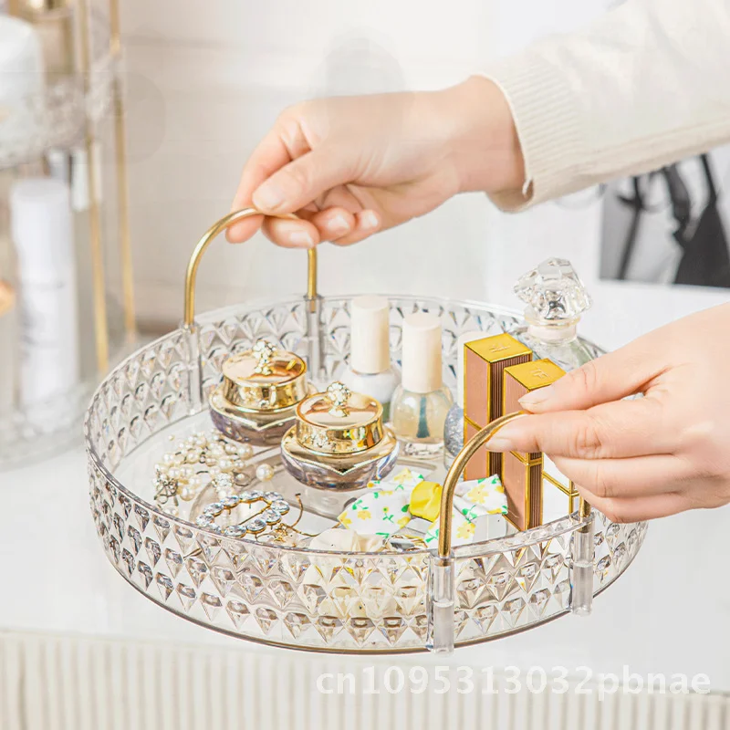 

Rotating Desktop Cosmetic Storage Box Multi-Layer Shelf Lipstick Organizer Skin Care Products Holder for Bathroom And Toilet