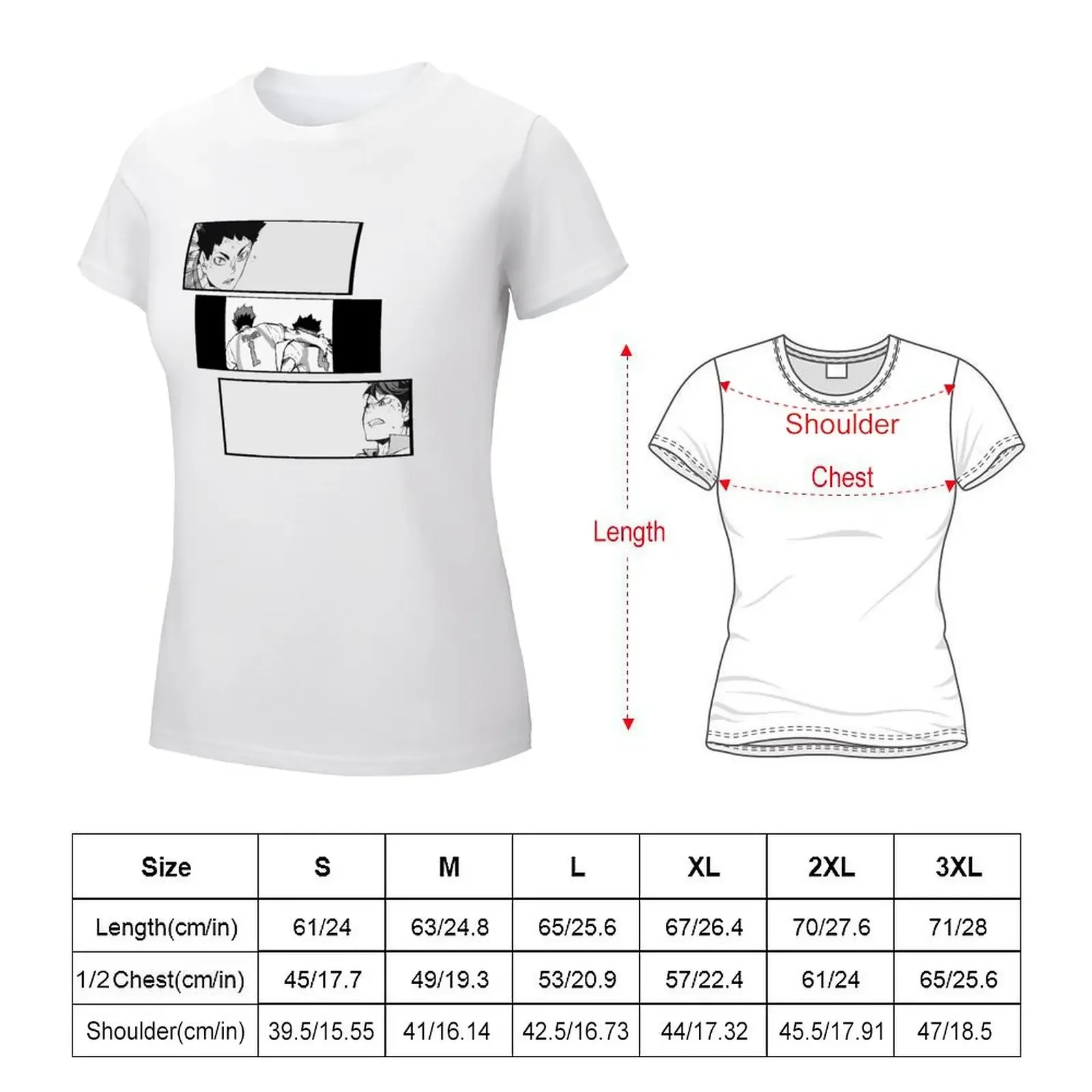 Iwaoi soulmates T-shirt anime clothes vintage clothes funny white t shirts for Women