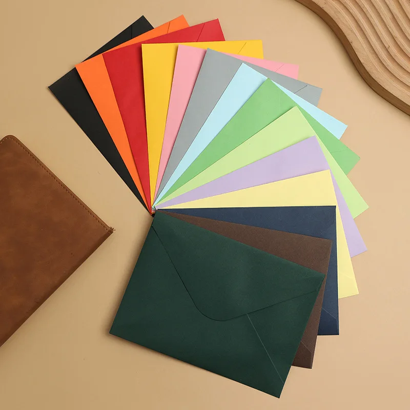 Solid Color Envelopes, Wedding Invitation Cards, Printed Mini Color Envelopes20Pcs Solid Color Envelopes, Printed Mini Color Env