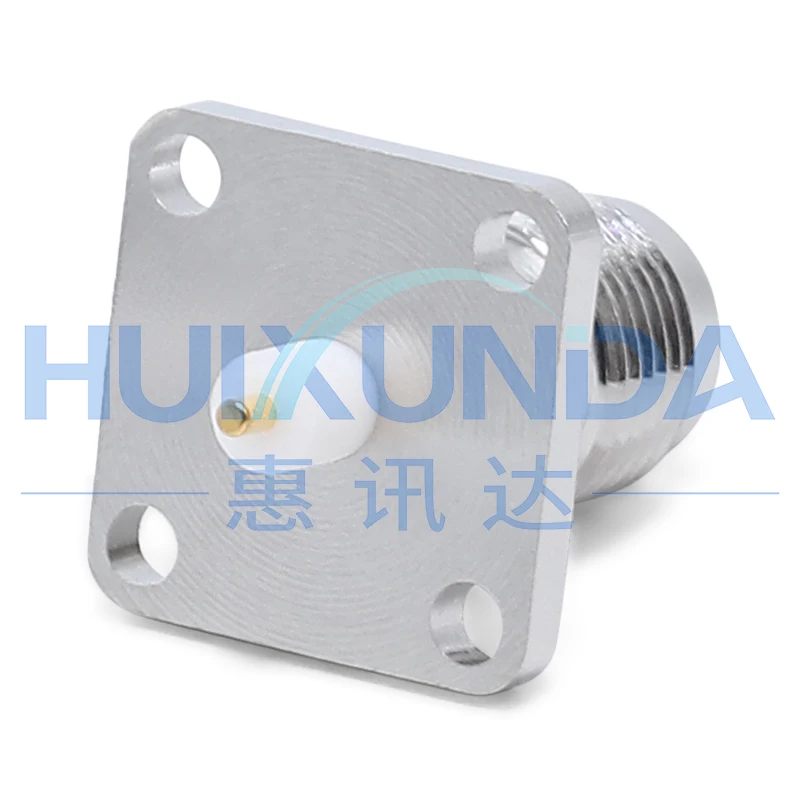 TNC-KFD4 TNC female with four-hole flange fixed TNC-KFD microstrip welded female connector