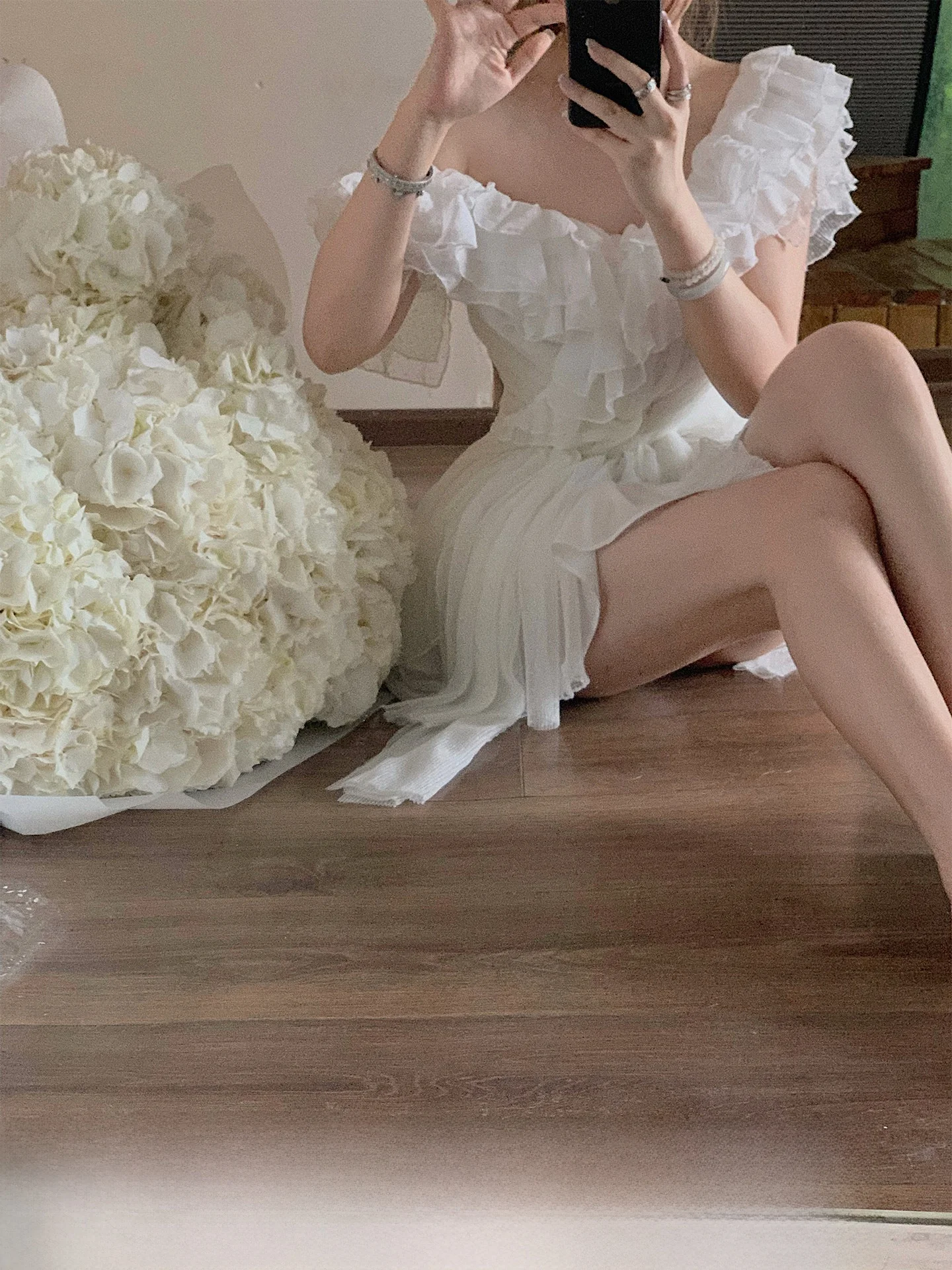 

DoggyQin Lace irt with Lace Trim Me Uneven Design Summer Faionable Korean Sle Women's Slim Fit Cotton V-ne Top