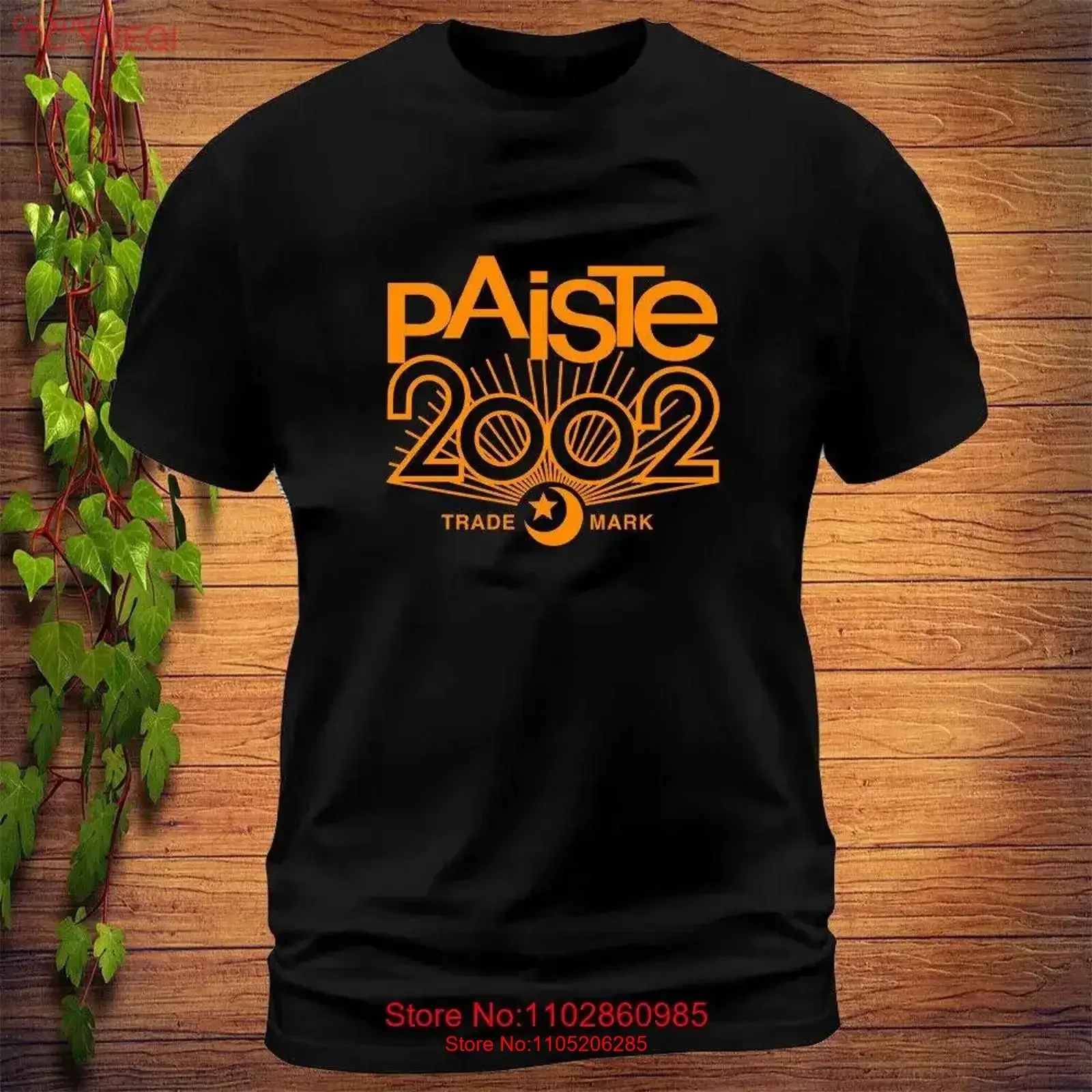 Paiste Cymbals 2002 Logo camiseta hecha en EE. UU. Talla S a 5XL vintage lavado homme ropa de diseñador de moda gráfico estirado