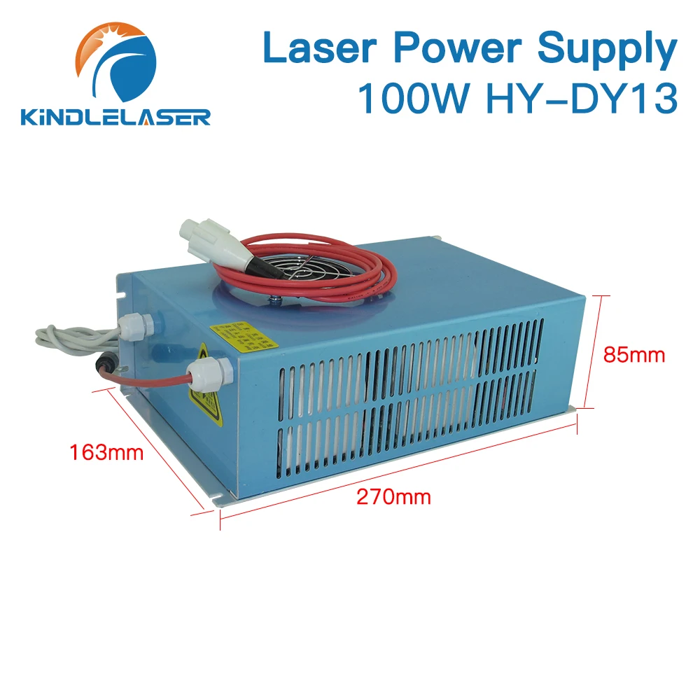 KINDLELASER DY13 CO2 Catu Daya Laser untuk RECI W2/Z2/S2 CO2 Ukiran Tabung Laser/Mesin Pemotong Seri DY