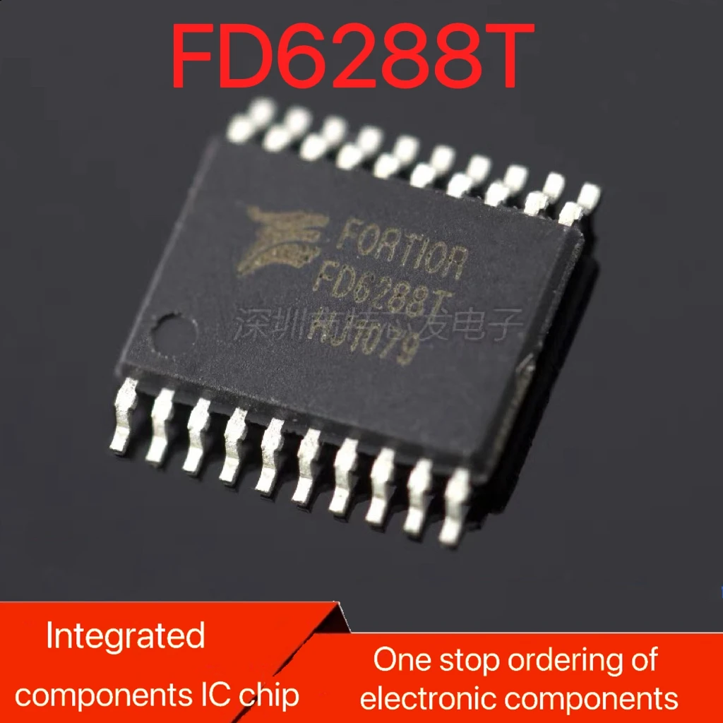 New original 250V three-phase gate driver FD6288T FD6288 aircraft model electronic tuning chip TSSOP20